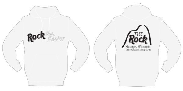 Rock the River Hooded Sweatshirt Hoodie - The Rock Resort Mauston, WI