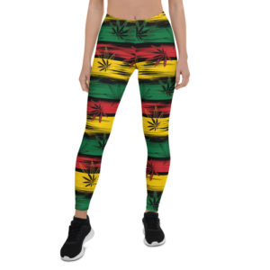 Womens Reggae and Cannabis Full Length Leggings