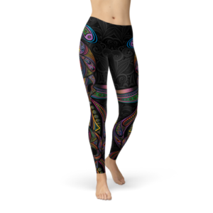 Women's Sugar Skull Full-Length Leggings