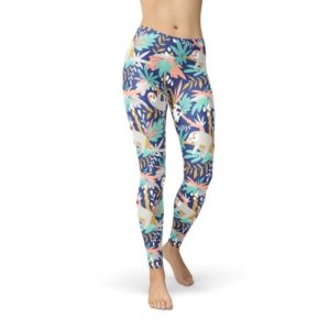 Womens Sloth Themed Leggings